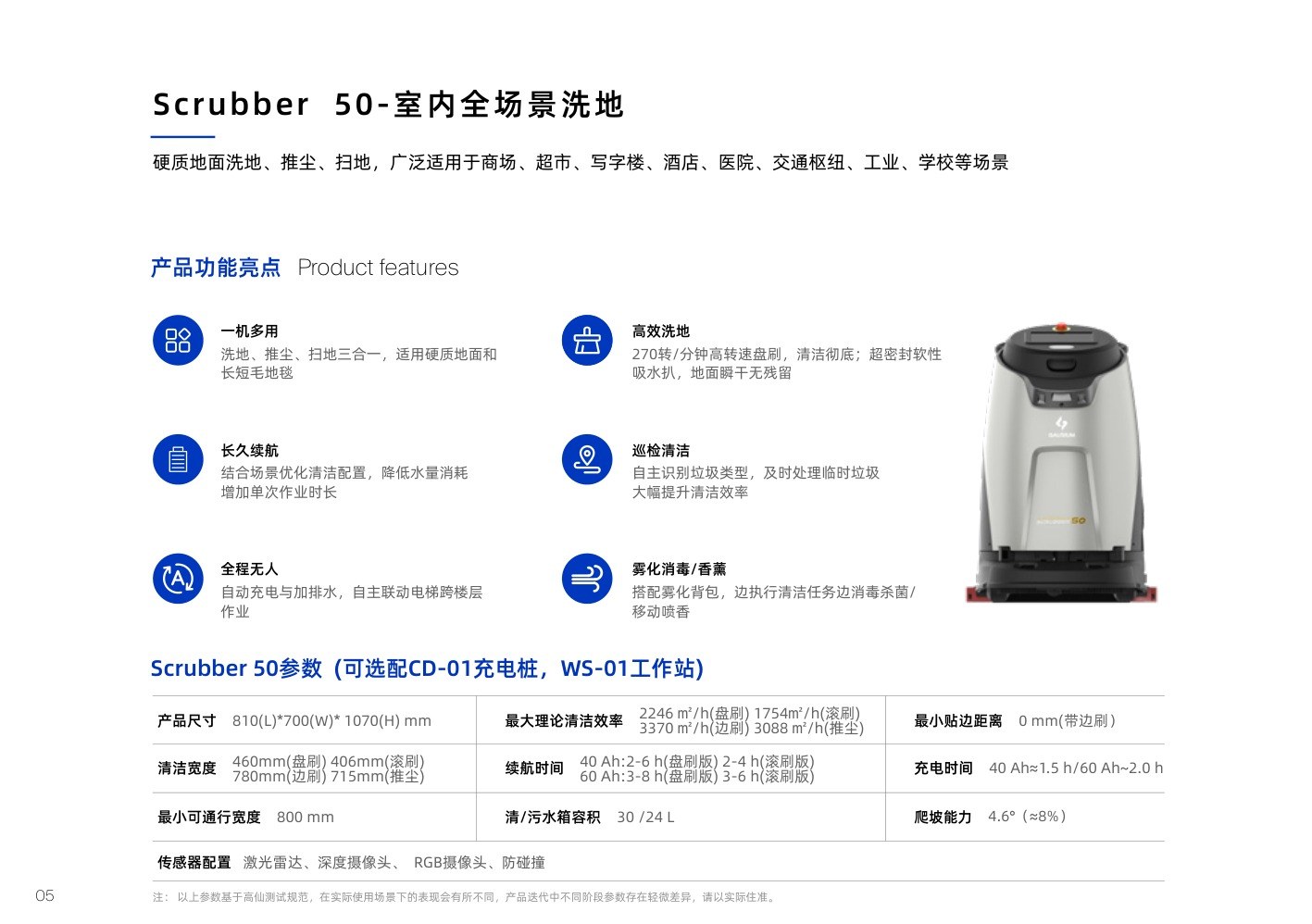 Scrubber 50：室内全场景洗地